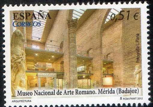 4750-  Arquitectura.Museo Nacional de Arte Romano. Mérida ( Badajoz ).