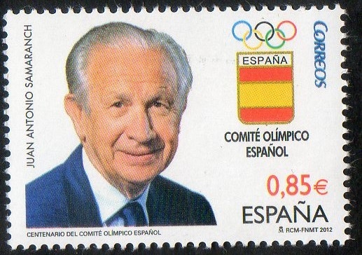 4733-  Centenario del Comité Olímpico Español. Juan Antonio Samarac. Presidente de Comité Olímpico d