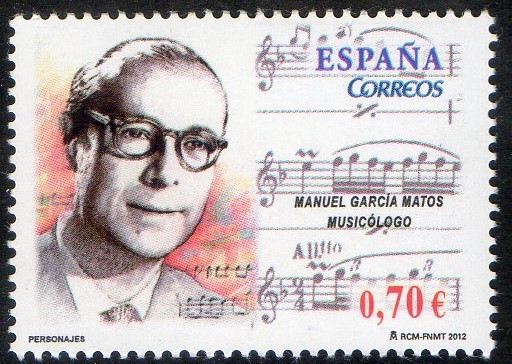 4718-  Personajes. Manuel Garcia Matos ( 1912-1974 ) musicólogo.