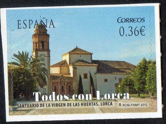 4691- Todos con Lorca. Santuario de la Virgen de las Huertas.