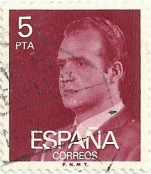 (134) SERIE BÁSICA JUAN CARLOS I. Ia SERIE. VALOR FACIAL 5 Pts