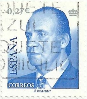 (261) SERIE BÁSICA JUAN CARLOS I. IVa SERIE. VALOR FACIAL 0.27€. EDIFIL 4049