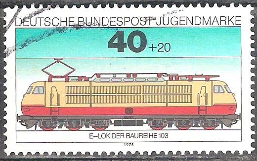 Para los jóvenes (Locomotora eléctrica Clase 103 de DB).