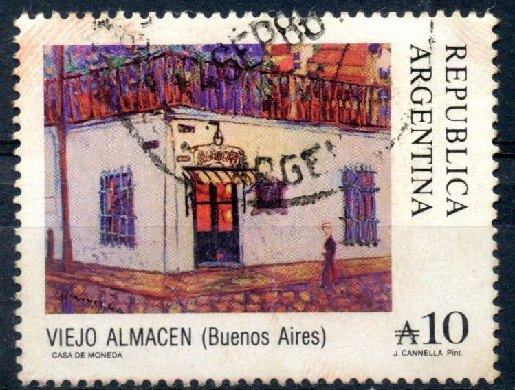 ARGENTINA_SCOTT 1618 VIEJO ALMACEN (J. CANNELLA). $2.25