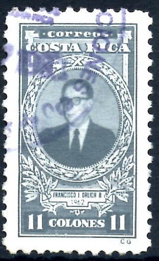 COSTA RICA_SCOTT 359 PRESIDENTE FRANCISCO J. ORLICH. $0,40