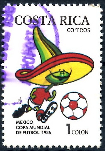 COSTA RICA_SCOTT 370.03 MEXICO 86, COPA MUNDIAL DE FUTBOL. $0,20