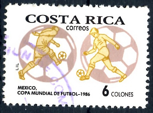 COSTA RICA_SCOTT 372.02 MEXICO 86, COPA MUNDIAL DE FUTBOL. $0,20