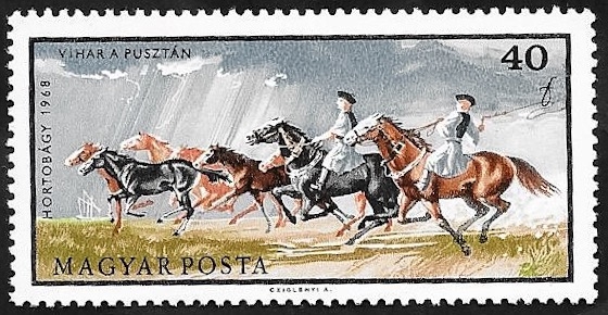 1976 - Caballos en Puszta