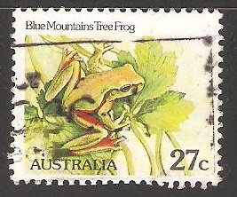 Blue mountains tree frog-rana de árbol 