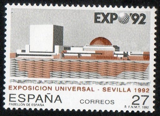 3155- Exposición Universal Sevilla 1992. Pabellón de España.