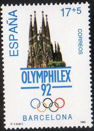 3219- Juegos de la XXV Olimpiada Bar-celona '92. Olymphlex 92. 