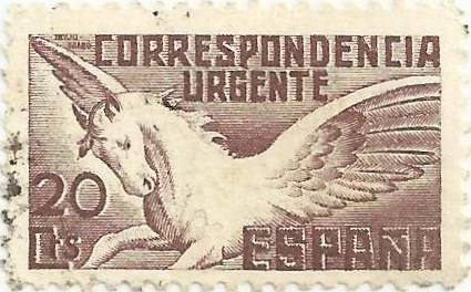 PEGASO. TIPO DE 1937, SIN PIE DE IMPRENTA. EDIFIL 861