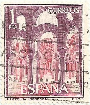 (283) SERIE TURÍSTICA GRUPO I. PAISAJES Y MONUMENTOS. LA MEZQUITA DE CÓRDOBA. EDIFIL 1549