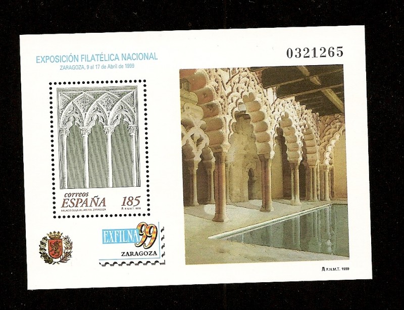 Exfilna 99  Palacio de la Aljaferia - Zaragoza  HB