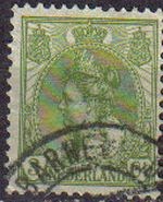 HOLANDA Netherlands 1898-1924 Scott 62 Sello Reina Wihelmina Usados