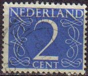 HOLANDA Netherlands 1946-57 Scott 283 Sello Serie Numeros Usado