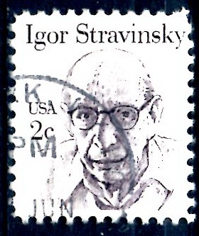 USA_SCOTT 1845.06 IGOR STRAVINSKY. $0,2