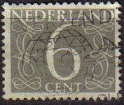 HOLANDA Netherlands 1946-57 Scott 342 Sello Serie Numeros Usado