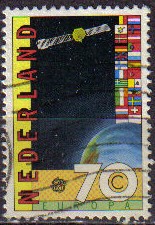 HOLANDA Netherlands 1983 Scott 651 Sello Europa CEPT Comunicación Usado Michel 1233