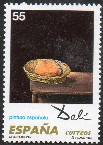 3293- Pintura española.Obras de Salvador Dalí. La cesta del pan.