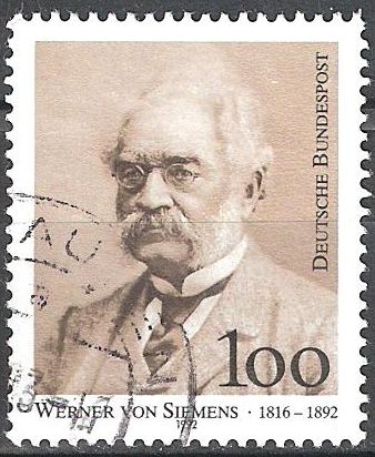 Centenario de la muerte de Werner von Siemens (ingeniero eléctrico).