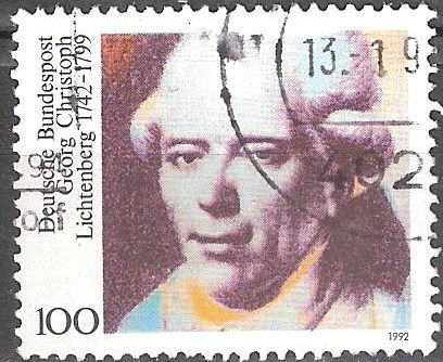 250 aniversario Georg  Christoph Lichtenberg (1742-1799)  matemático y físico. 