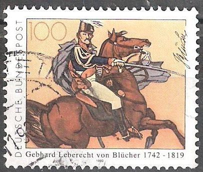 250º Nacimiento Anniv del mariscal de campo Gebhard Leberecht von Blücher.