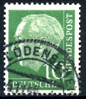 ALEMANIA_SCOTT 708 PRESIDENTE THEODOR HEUSS. $0.2