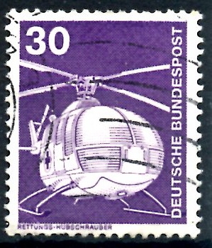 ALEMANIA_SCOTT 1173 HELICOPTERO DE RESCATE. $0,2