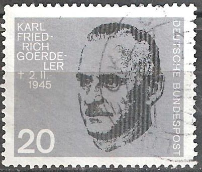 20 Aniv de atentado contra la vida de Hitler.Anti-hitlerianos Mártires.Carl Friedrich Goerdeler.