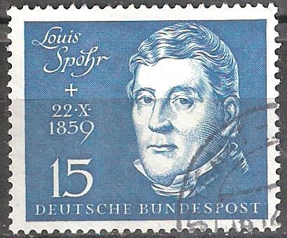 Inauguración de la Sala Beethoven en Bonn.Louis Spohr (1784-1859) compositor y director de orquesta.