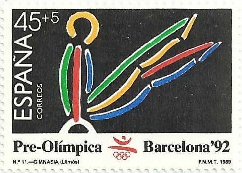 BARCELONA´92. IIIa SERIE PRE-OLÍMPICA. GIMNASIA. EDIFIL 3027