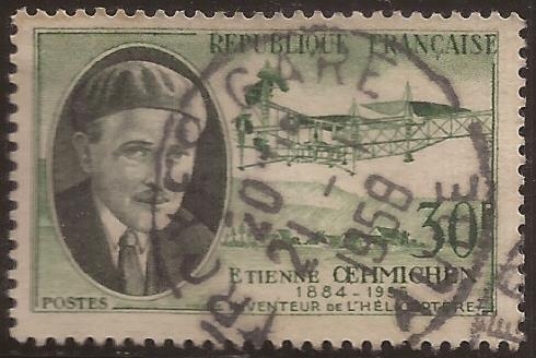 Etienne Œhmichen 1884-1955 Inventeur de l'Hélicoptère  1957  30,00 fr