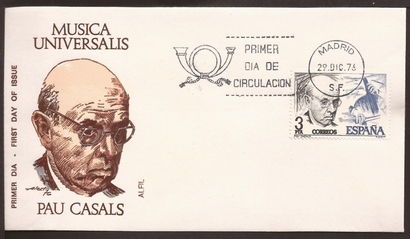 SPD Centenari Pau Casals 29 dic 1976  3 ptas