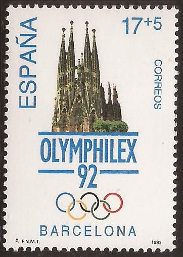 Juegos de la XXV Olimpiada Barcelona'92. Olymphilex'92  1992  17+5 ptas