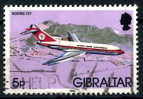 GIBRALTAR_SCOTT 420 BOING 727. $0,2