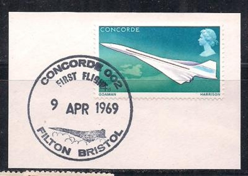 Inglaterra 1969 KONKORD PRIMER VUELO