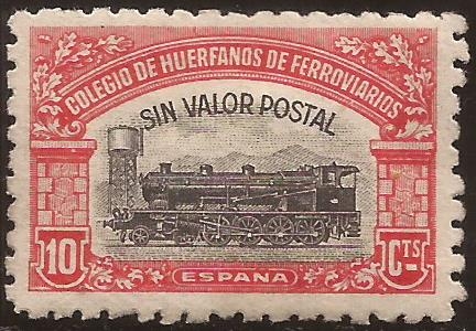 Colegio de Huérfanos de Ferroviarios. Sin Valor Postal  1941 10 cents 