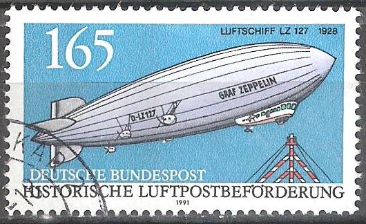 Aviones de correo históricos.Dirigible 