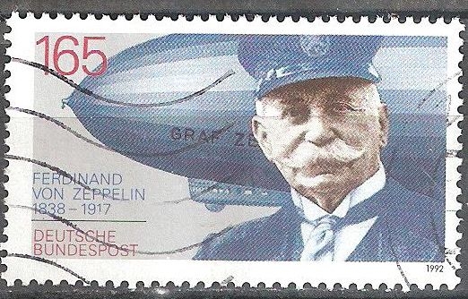 75 Aniv de Ferdinand Graf von Zeppelin (1838-1917). 