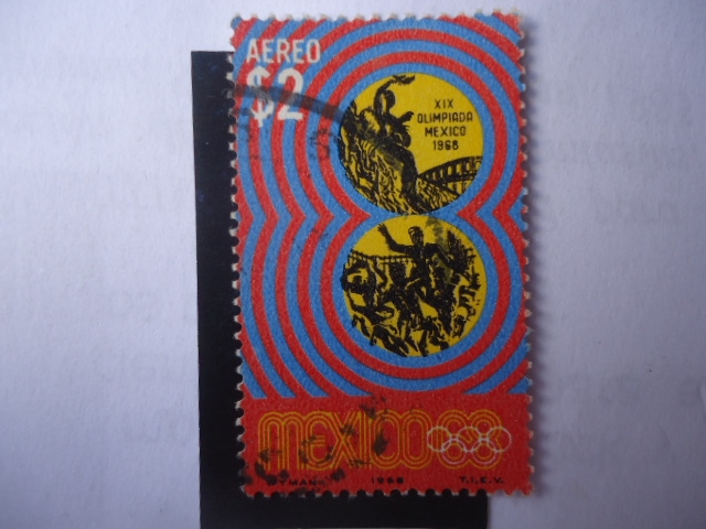 Scott/Mexico N° C 342 - XIX Olímpiada Mëxici 1968