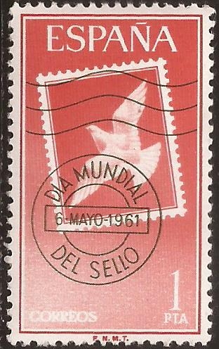 Día mundial del Sello  1961  1 pta