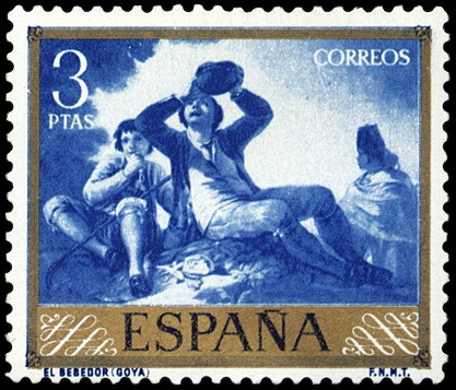 ESPAÑA SEGUNDO CENTENARIO NUEVO Nº 1219 ** 3P AZUL GOYA 