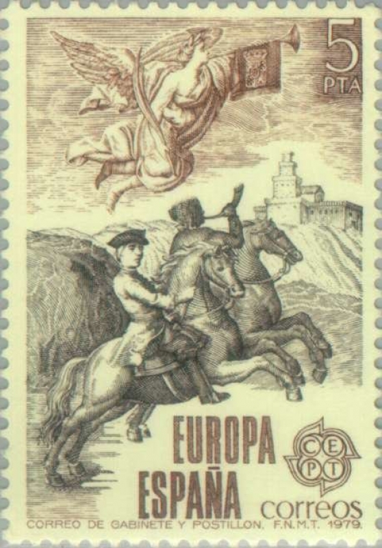 EUROPA - 1979 HISTORIA DEL SERVICIO DE CORREOS