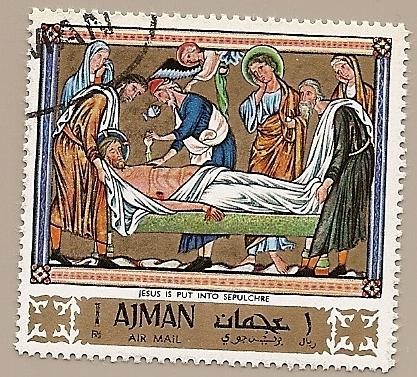 AJMAN - Jesús puesto en el sepulcro