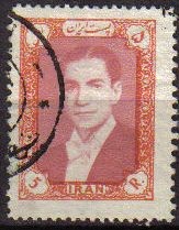 IRAN 1956 Scott 1065 Sello Mohammad Shah Reza Pahlavi Stamp Usado