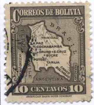 Mapa de Bolivia