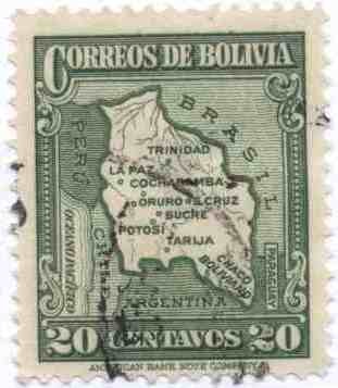 Mapa de Bolivia