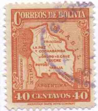 Mapa de Bolivia