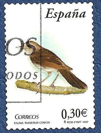 Edifil 4303 Ruiseñor común 0,30